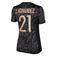 Paris Saint-Germain Lucas Hernandez #21 Rezervni Dres za Ženska 2023-24 Kratak Rukav